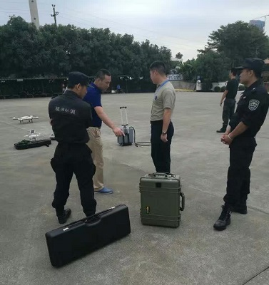 深圳南山公安局無(wú)人機(jī)干擾器測(cè)試 靈信產(chǎn)品實(shí)測(cè)第一